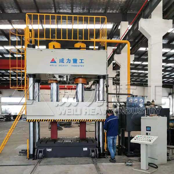 雙缸500噸四柱液壓機(jī)_500T不銹鋼板制品模壓壓力機(jī)