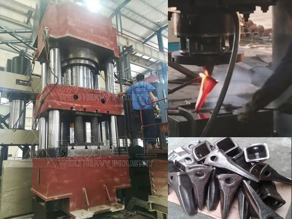 1500噸金屬擠壓熱模鍛液壓機(jī)