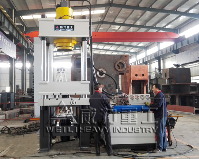 315噸拉伸液壓機安裝調(diào)試2