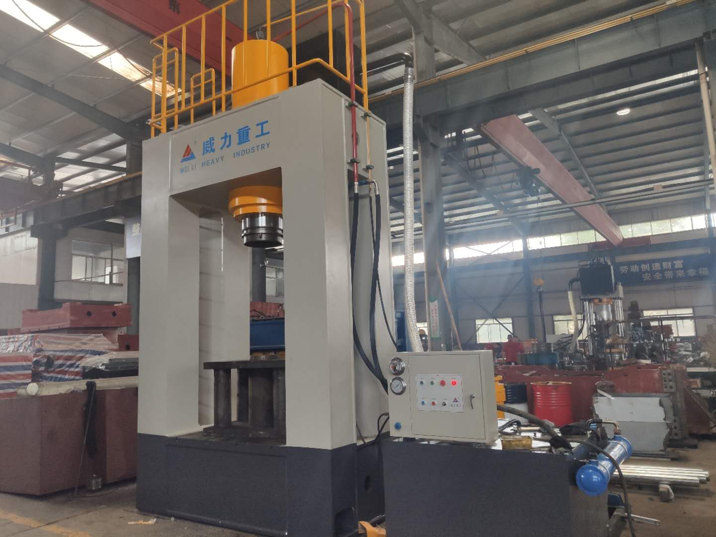 500噸龍門電機(jī)軸壓裝液壓機(jī)