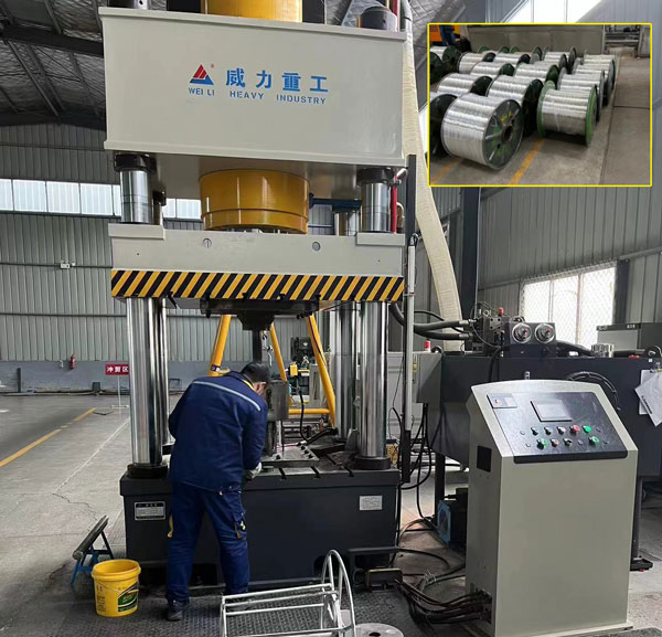 630噸焊絲擠壓液壓機(jī)-630噸伺服液壓機(jī)