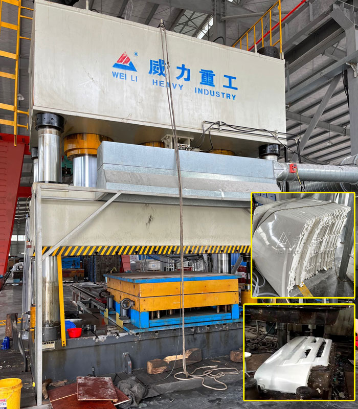 2000噸四柱模壓液壓機(jī)(SMC汽車保險(xiǎn)杠、導(dǎo)流罩)